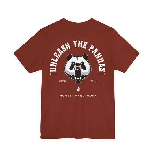 Unleash the Pandas Unisex T-Shirt - Red