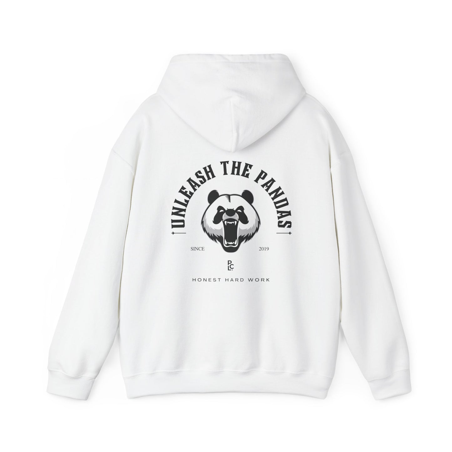 Unleash the Pandas Unisex Hoodie - White