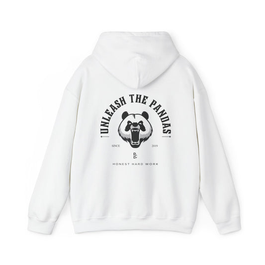 Unleash the Pandas Unisex Hoodie - White